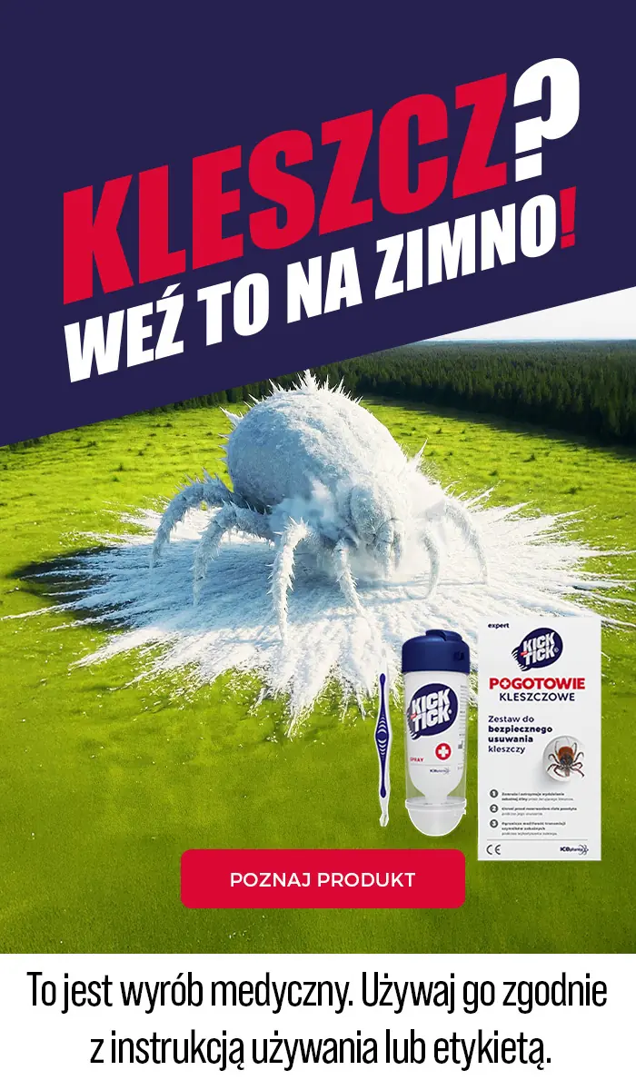 Baner Kick the tick - weź to na zimno